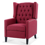 27.16 Wide Fabric Manual Wing Chair Recliner