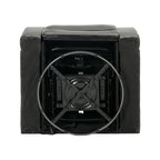 270 Degree Swivel PU Leather Power Recliner Individual Seat Home Theater Recliner with Comforable Backrest, Tray Table