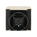 270 Degree Swivel PU Leather Power Recliner Individual Seat Home Theater Recliner with Comforable Backrest, Tray Table