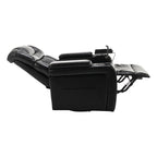 270 Degree Swivel Power Recliner Individual Seat Home Theater Recliner with Tray Table, Phone Holder, Cup Holder, USB Port