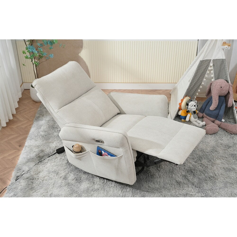 270° Power Swivel Rocker Recliner Chair for Adults, Swivel Rocking Recliner Chair,Electric Small Recliners