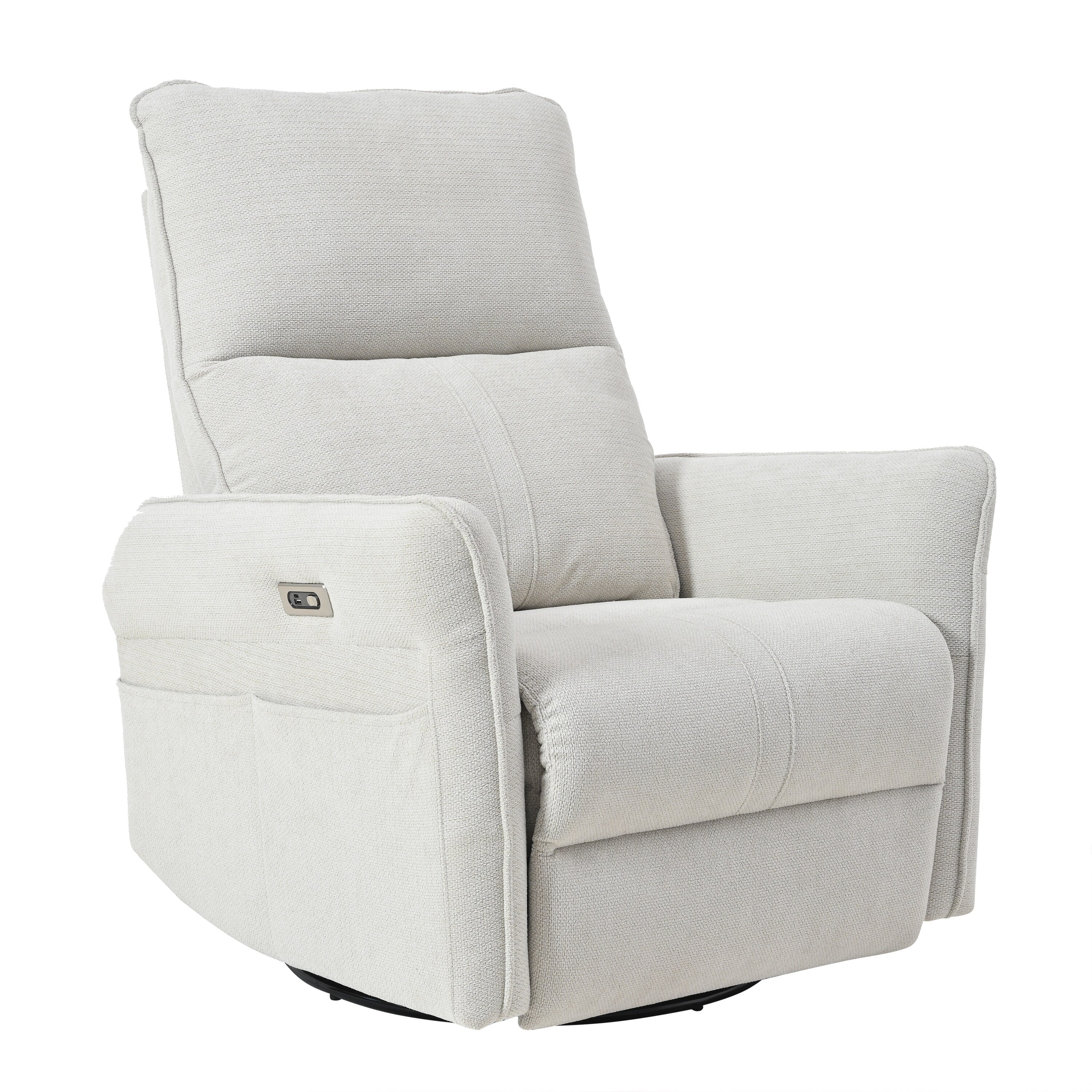 270° Power Swivel Rocker Recliner Chair for Adults, Swivel Rocking Recliner Chair,Electric Small Recliners