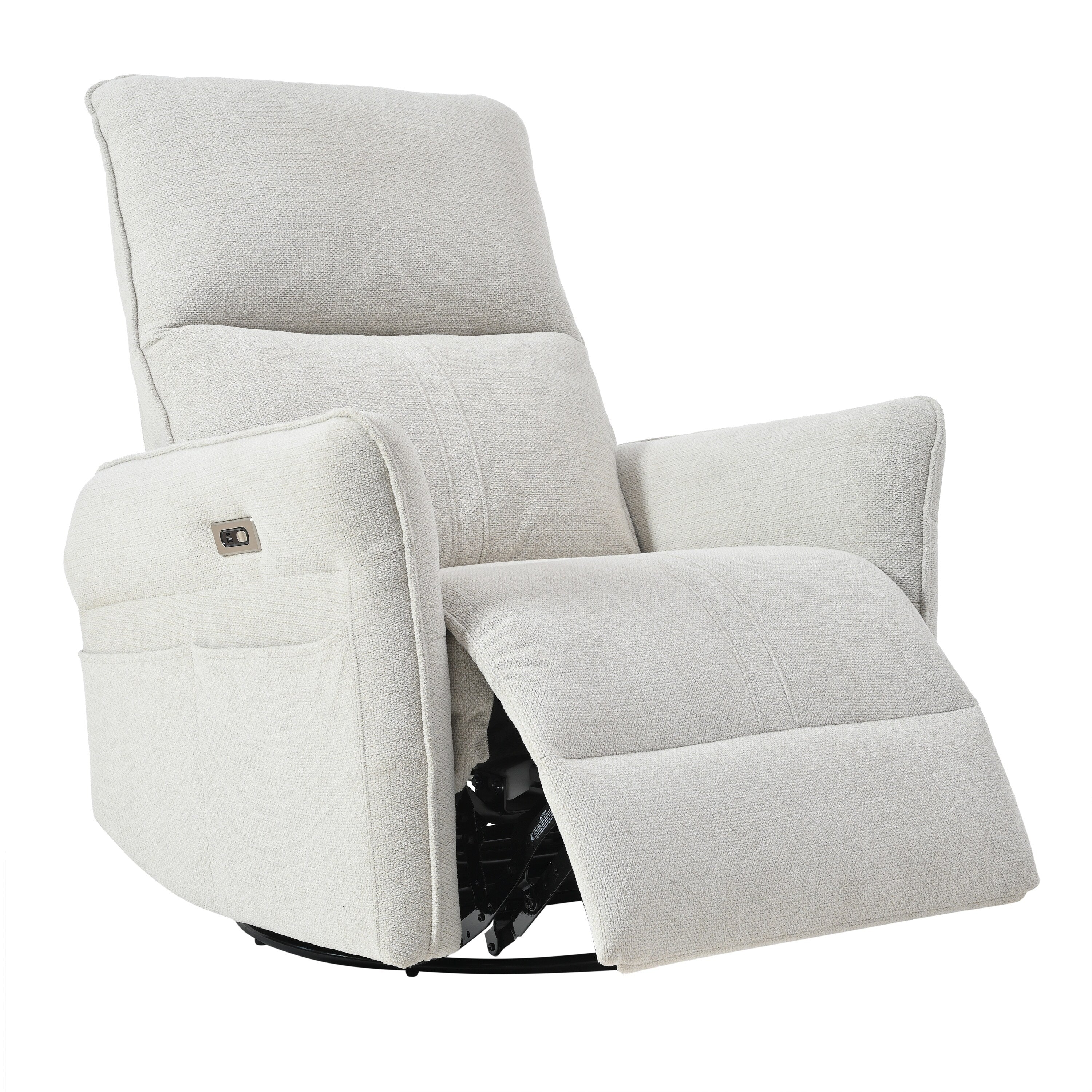 270° Power Swivel Rocker Recliner Chair for Adults, Swivel Rocking Recliner Chair,Electric Small Recliners