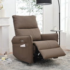 270° Power Swivel Rocker Recliner Chair, Electric Glider Reclining Sofa with USB Ports