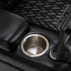 270° Swivel Power Recliner, Media Chair with Multi-Tray and Storage