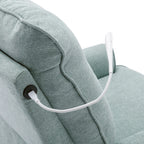 270° Swivel Recliner with USB Ports, Touch Lamp, Side Pocket Storage, and Rocking Base