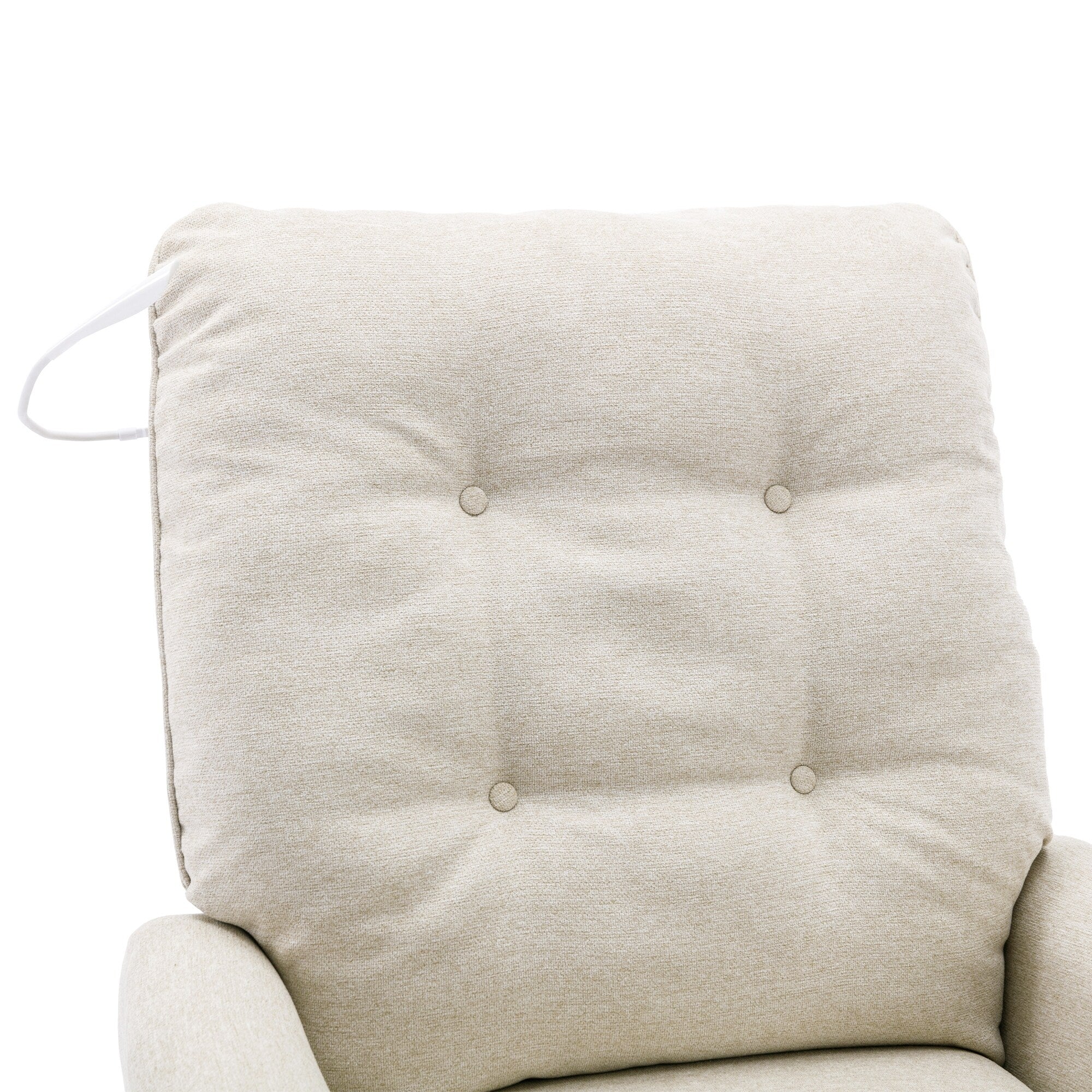 270° Swivel Recliner with USB Ports, Touch Lamp, Side Pocket Storage, and Rocking Base