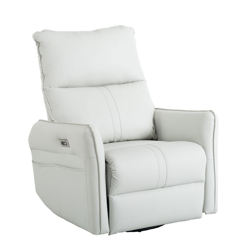 270° Swivel Rocker Power Recliner with USB Ports