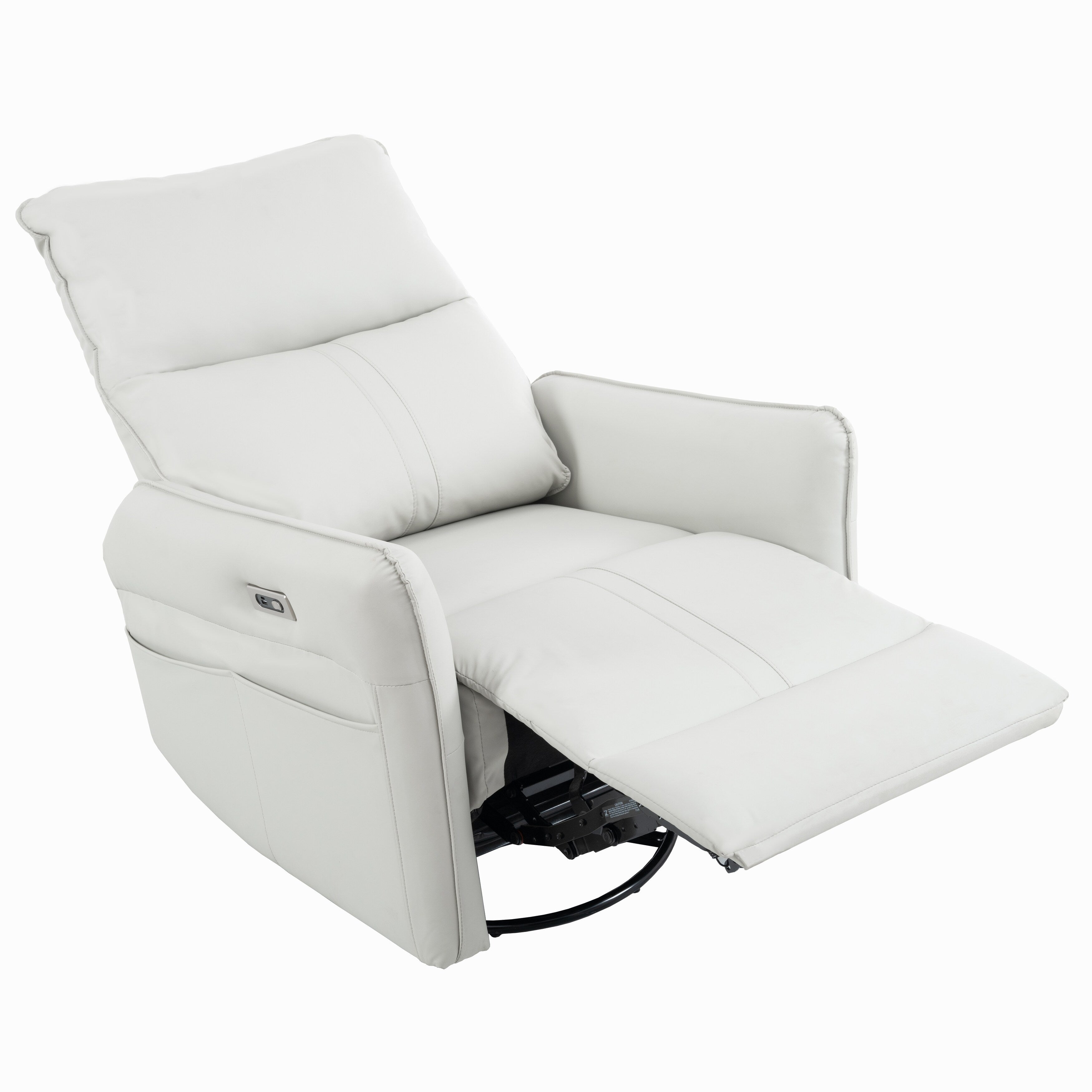 270° Swivel Rocker Power Recliner with USB Ports