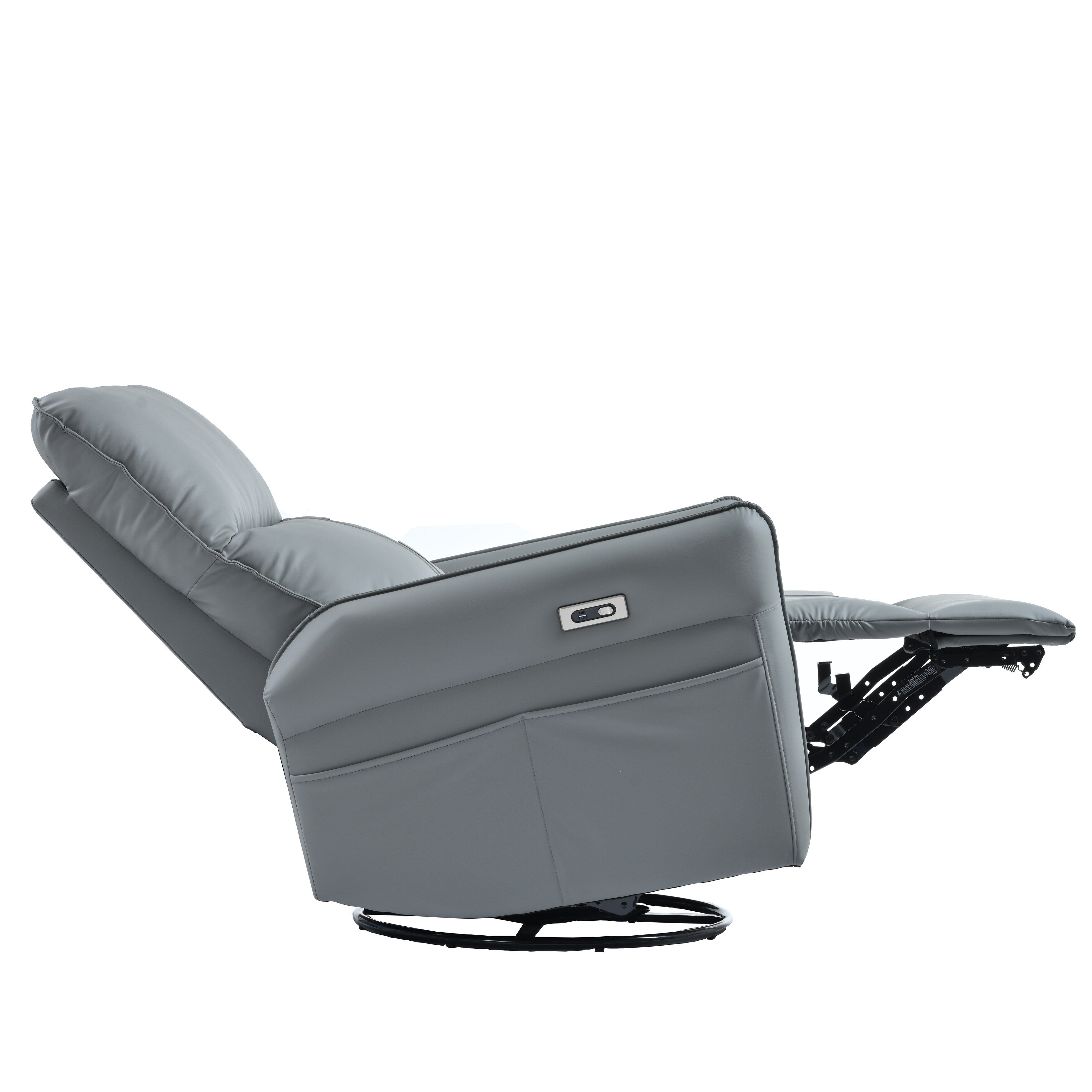 270° Swivel Rocker Power Recliner with USB Ports