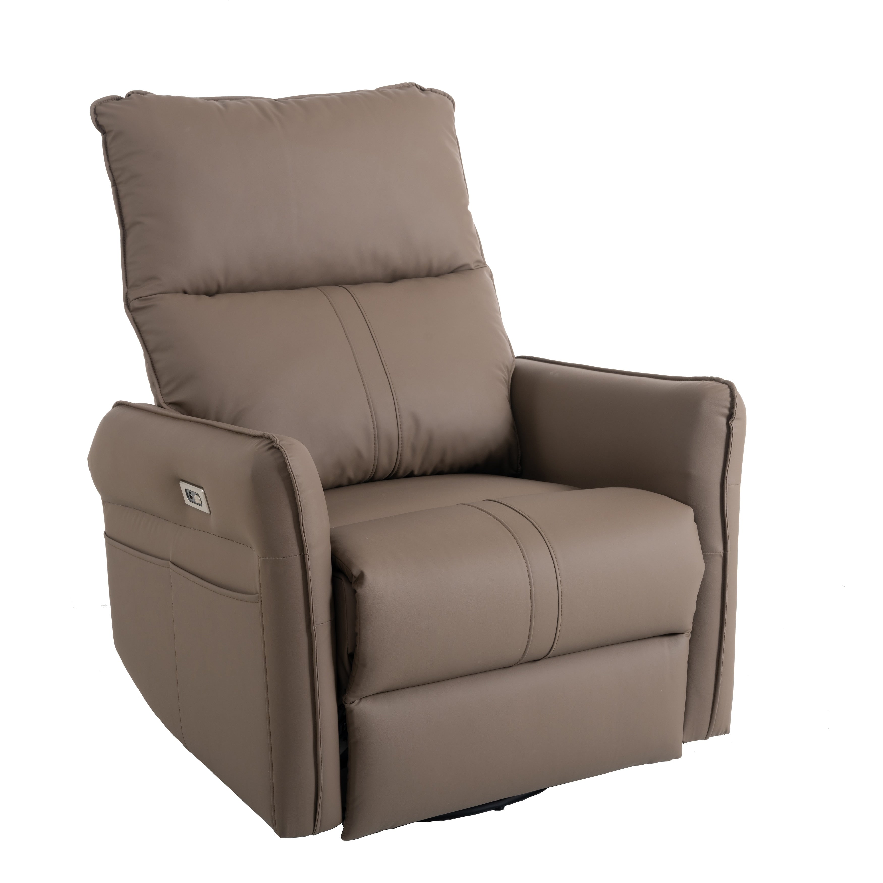 270° Swivel Rocker Power Recliner with USB Ports