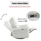 270° Swivel Rocker Power Recliner with USB Ports