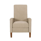 27 Wide Wood Hand Manual Club Recliner Classic Overstuffed Single Recliner Sofa,Living Room Furniture