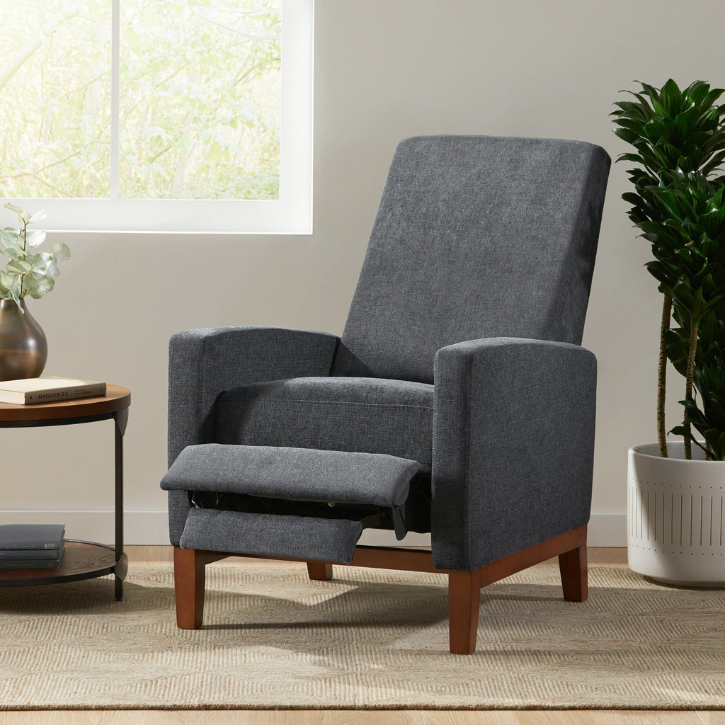 27'' Wide Wood Hand Manual Club Recliner