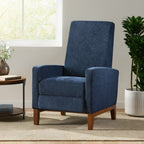 27'' Wide Wood Hand Manual Club Recliner