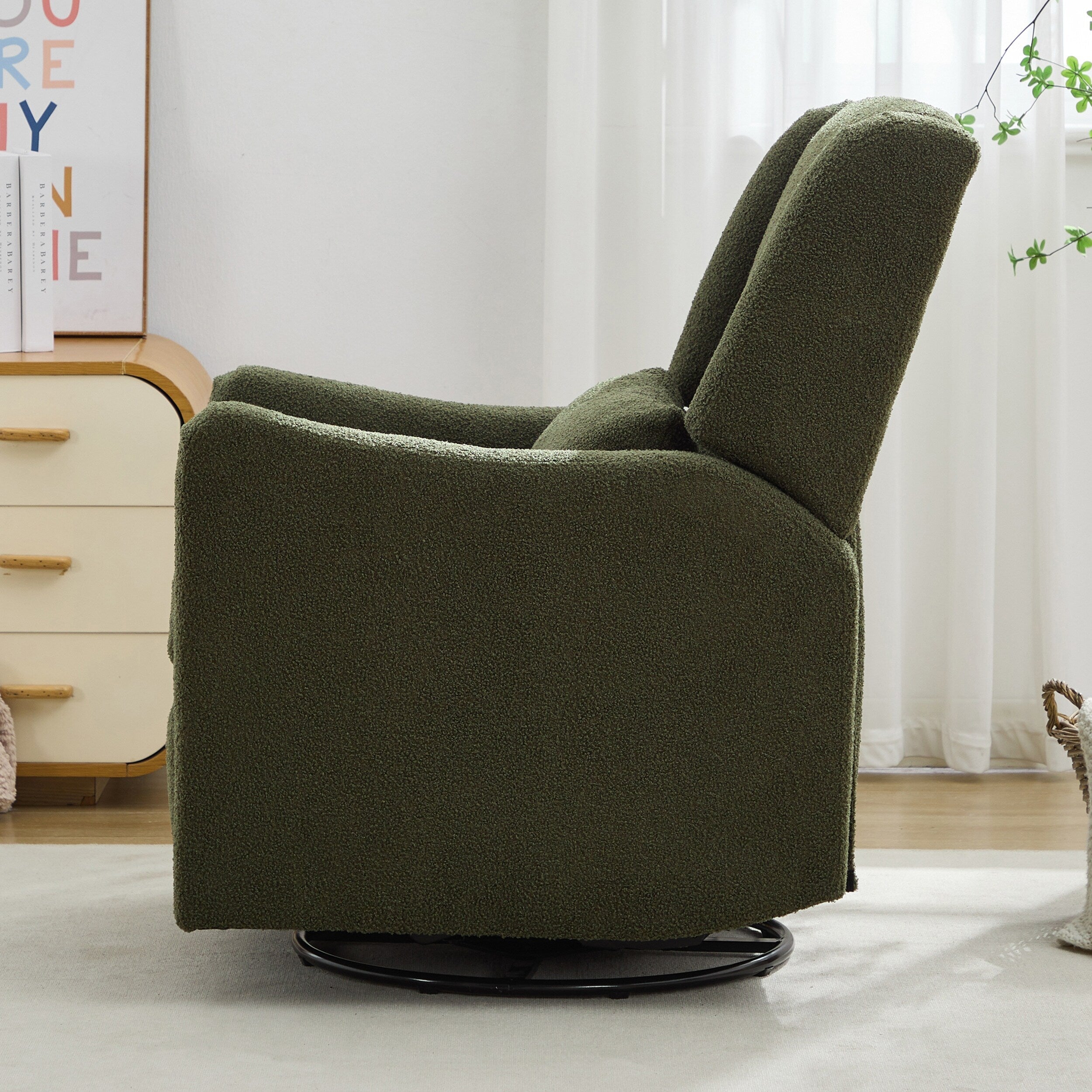 29.5'' Wide Wingback Swivel Rocker Recliner Chair