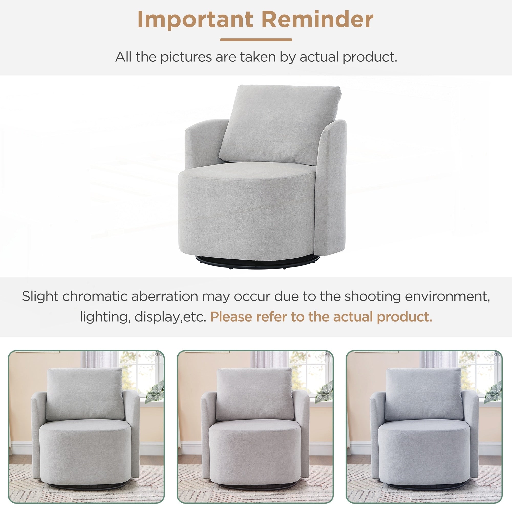 29.9inch Accent Barrel Armchair