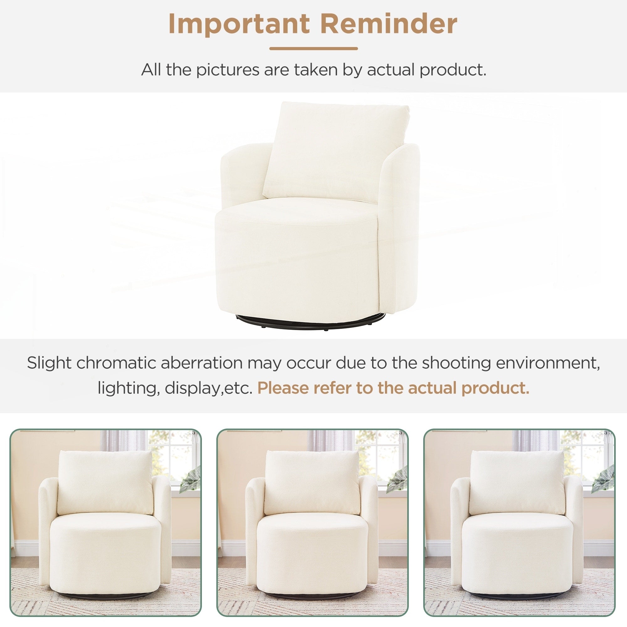 29.9inch Accent Barrel Armchair