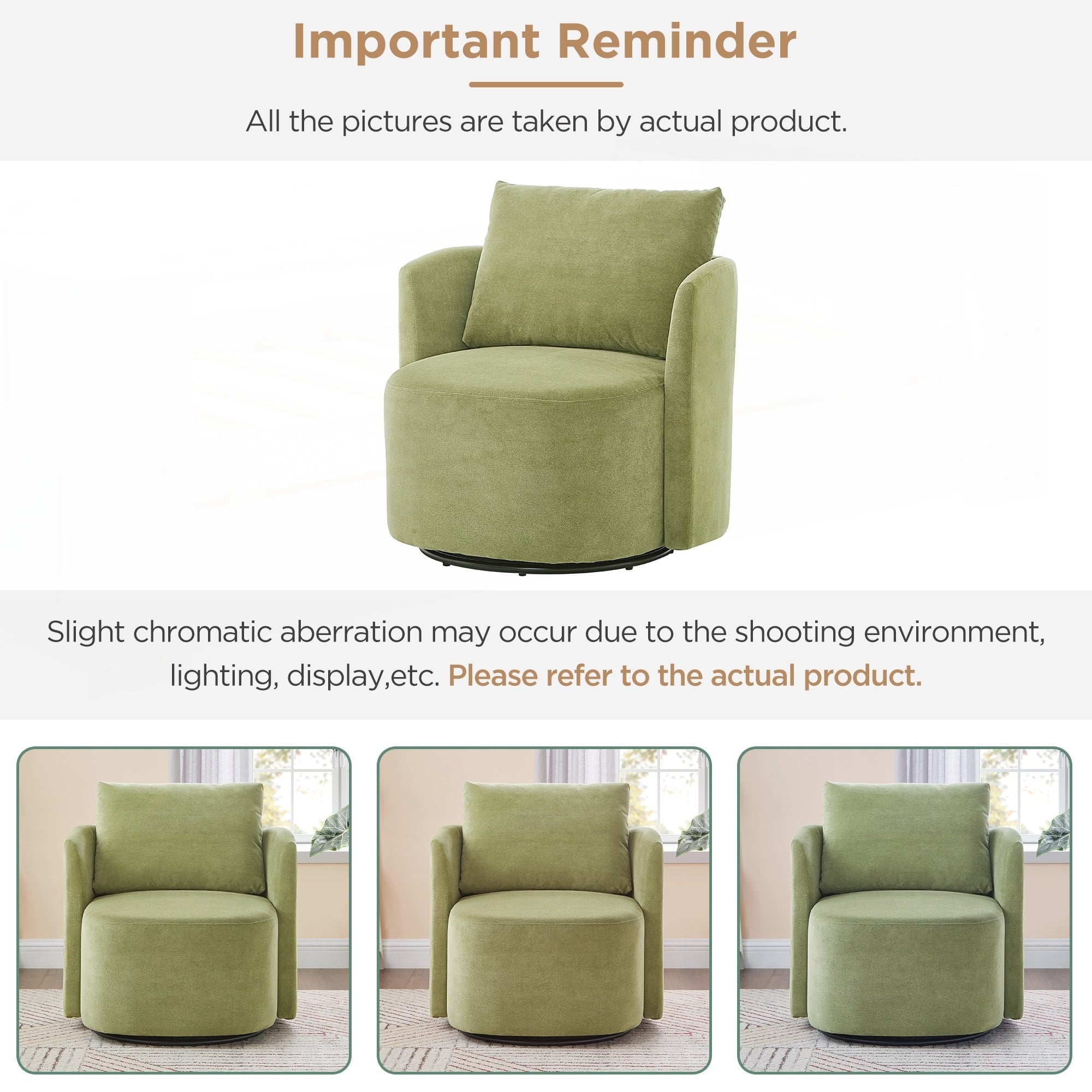 29.9inch Accent Barrel Armchair