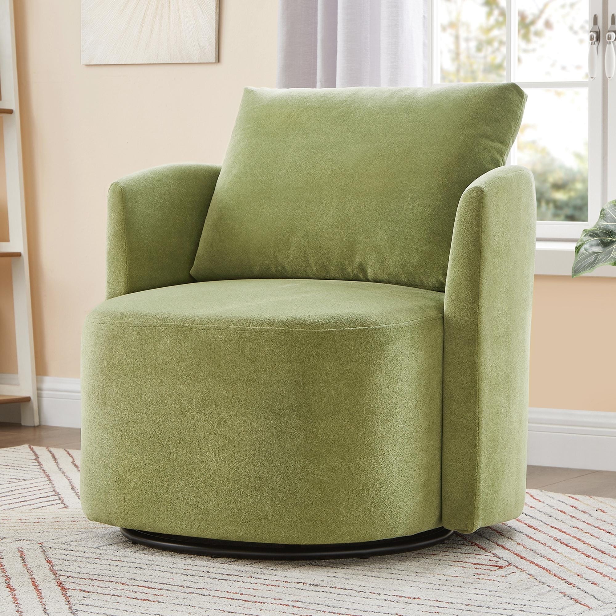 29.9inch Accent Barrel Armchair