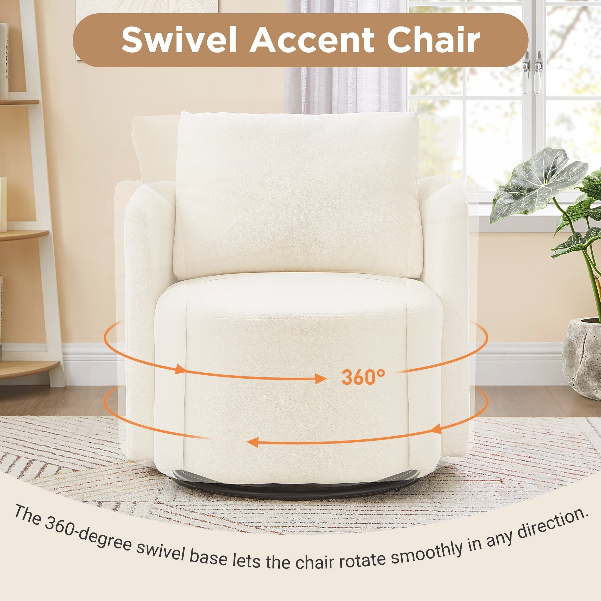 29.9inch Accent Barrel Armchair