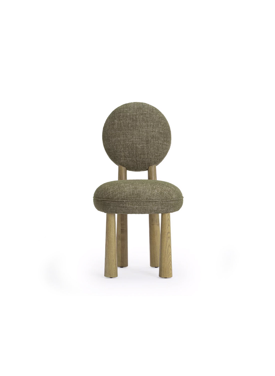 Chaise de salle à manger Channie vert olive