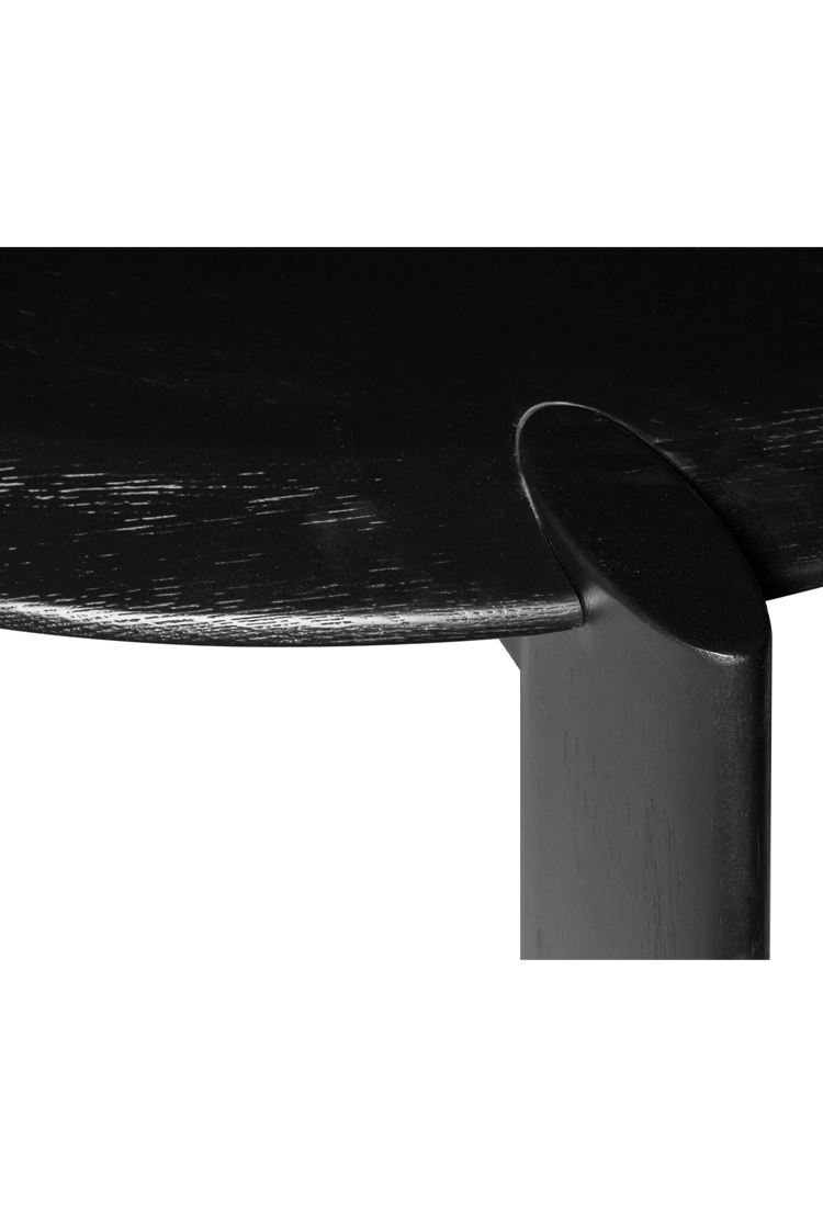 Table à manger Nosh, noire