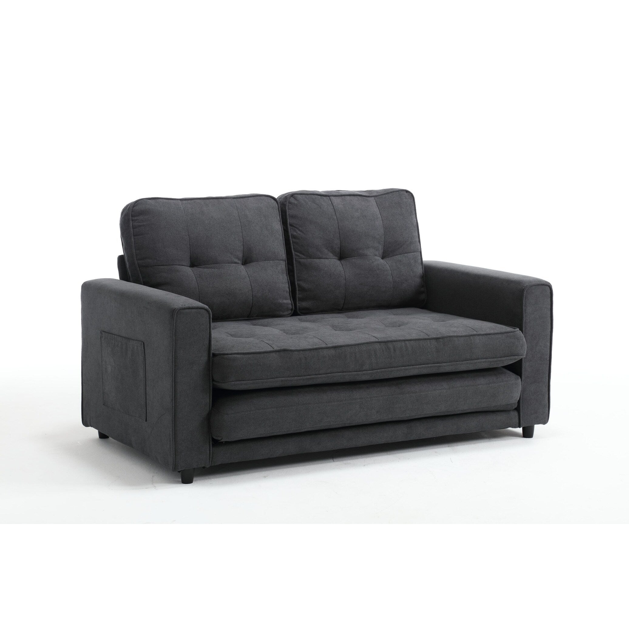 3 Fold Convertible Futon Couch Sleeper Sofa Bed