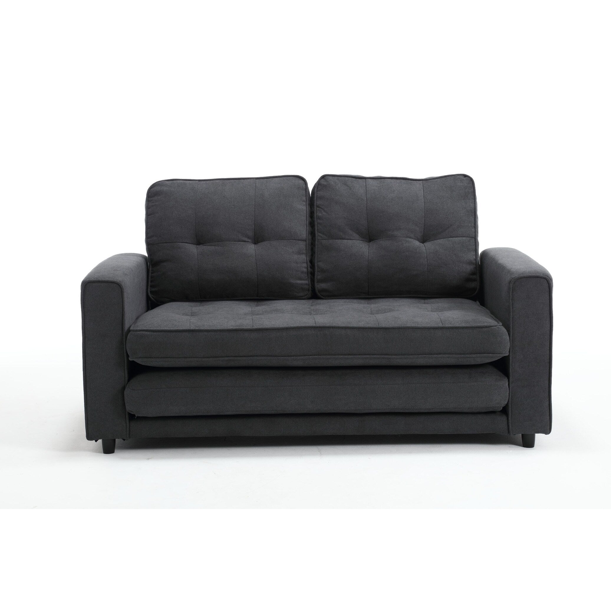 3 Fold Convertible Futon Couch Sleeper Sofa Bed