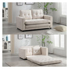 3 Fold Sofa Convertible Futon Couch sleeper sofabed Pull Out Couch Bed