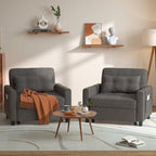 3 in 1 Pull Out Sleeper Sofa Bed, Convertible Modern Adjustable Upholstered Sleeper Chair Sofa