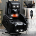 Power Lift Recliner Elderly Infinite 8 Massage Heat USB Cup Holders