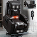 Power Lift Recliner Elderly Infinite 8 Massage Heat USB Cup Holders