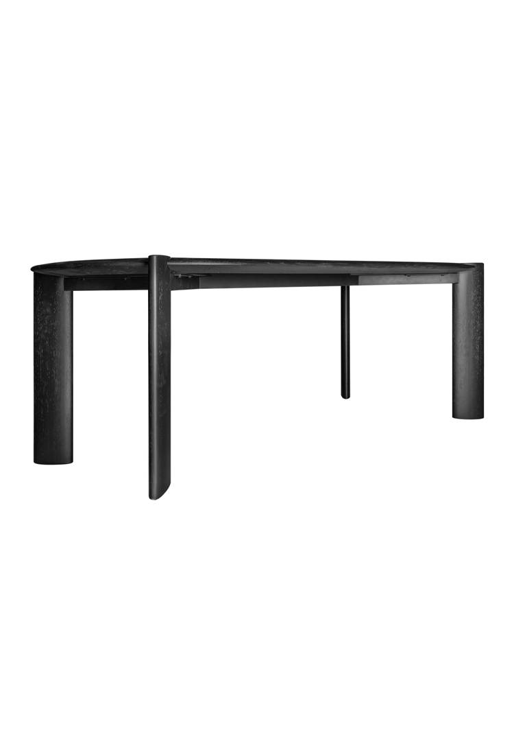 Table à manger Nosh, noire