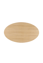 Table à manger ronde Quillon 75, chêne