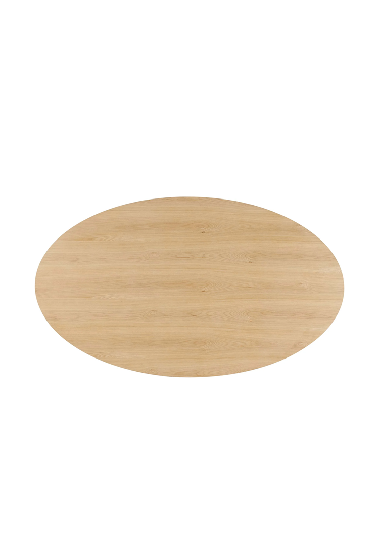 Table à manger ronde Quillon 75, chêne