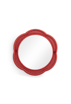 Miroir mural Bravura, rouge