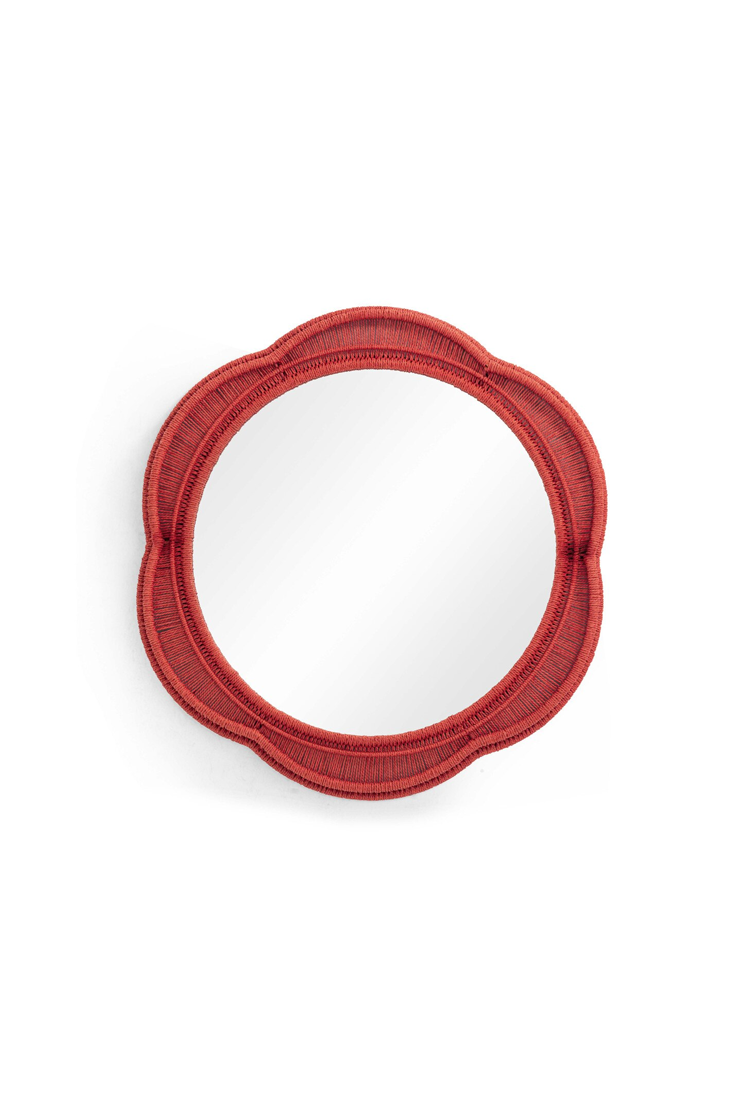 Miroir mural Bravura, rouge