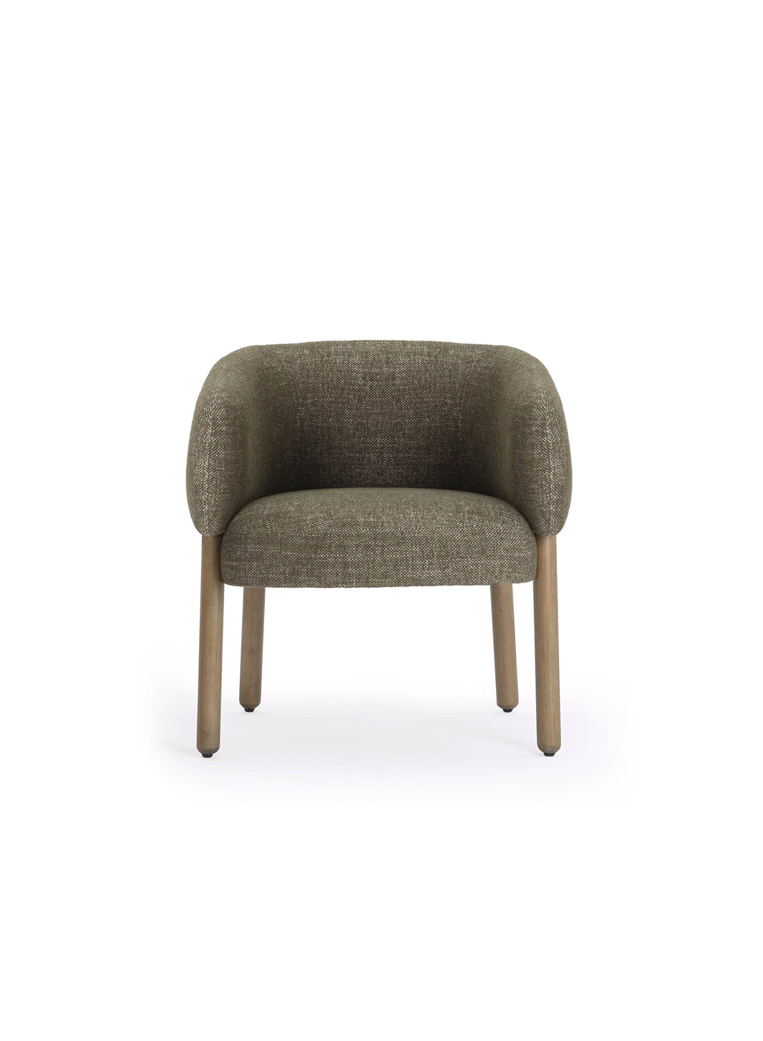 Chaise de salle à manger Foxxy vert olive