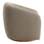 Fauteuil en tissu Chennie, taupe