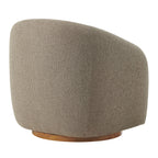 Fauteuil en tissu Chennie, taupe