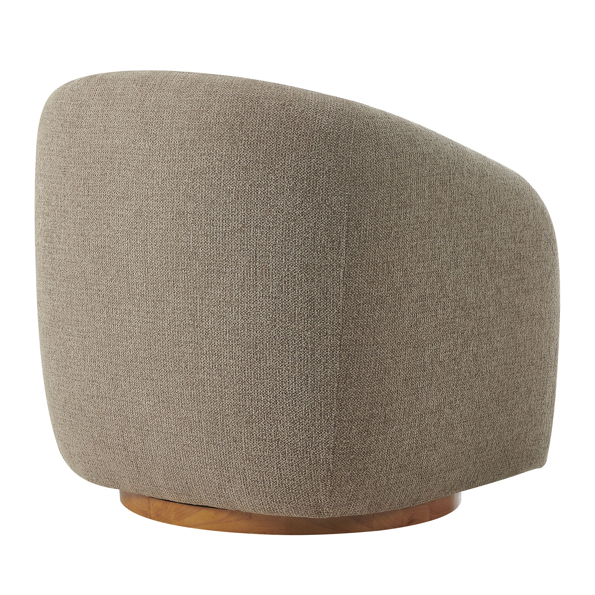 Fauteuil en tissu Chennie, taupe