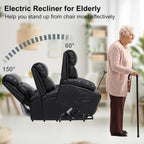 Electric Lift Recliner, Power Lift Recliner Chair with Waterproof Fabric