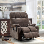 Liyasi Dual OKIN Motor Power Lift Recliner Chair for Elderly Infinite Position Lay Flat 180° Recliner with Heat Massage