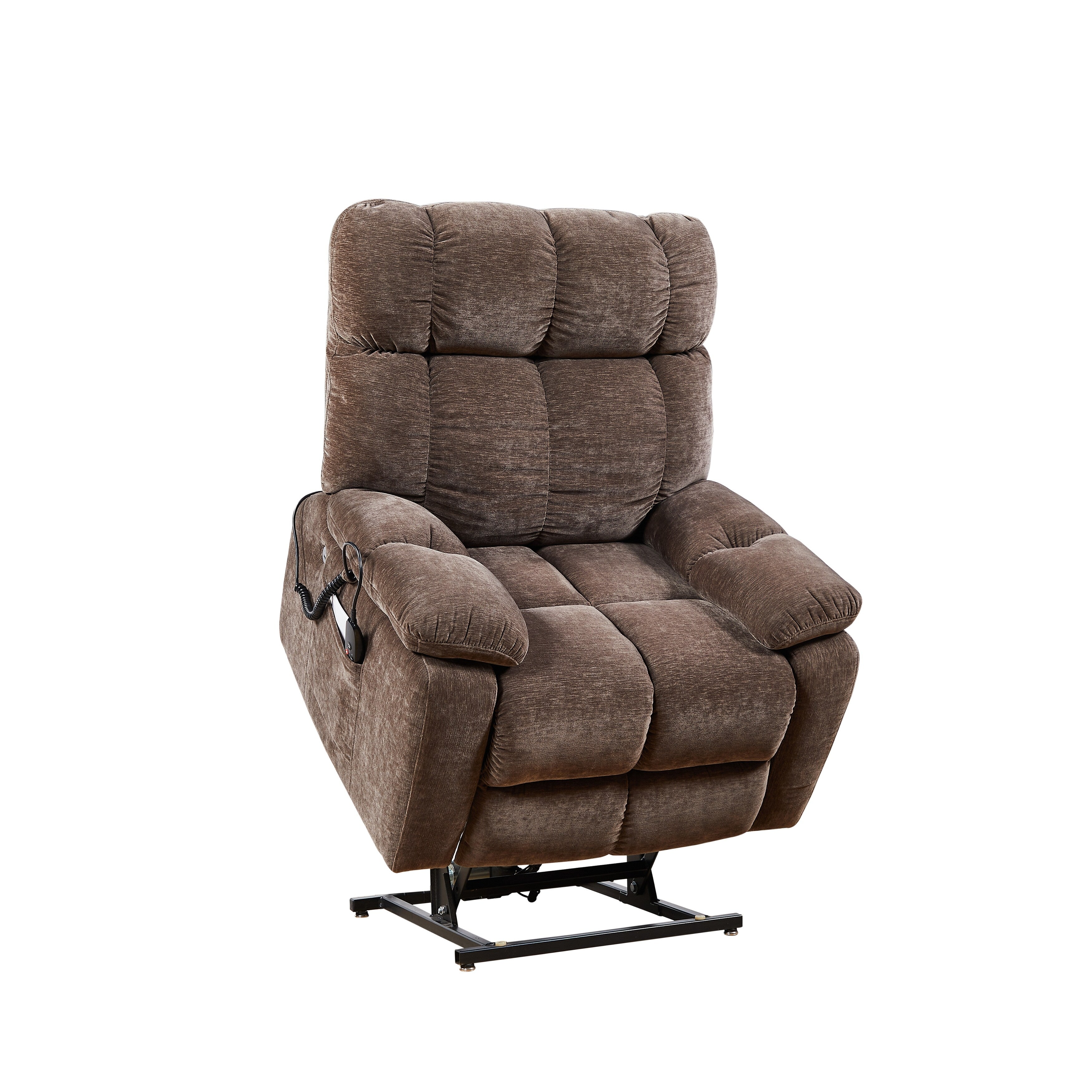Liyasi Dual OKIN Motor Power Lift Recliner Chair for Elderly Infinite Position Lay Flat 180° Recliner with Heat Massage
