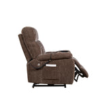 Liyasi Dual OKIN Motor Power Lift Recliner Chair for Elderly Infinite Position Lay Flat 180° Recliner with Heat Massage