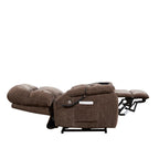 Liyasi Dual OKIN Motor Power Lift Recliner Chair for Elderly Infinite Position Lay Flat 180° Recliner with Heat Massage