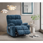 Liyasi Dual OKIN Motor Power Lift Recliner Chair for Elderly Infinite Position Lay Flat 180° Recliner with Heat Massage