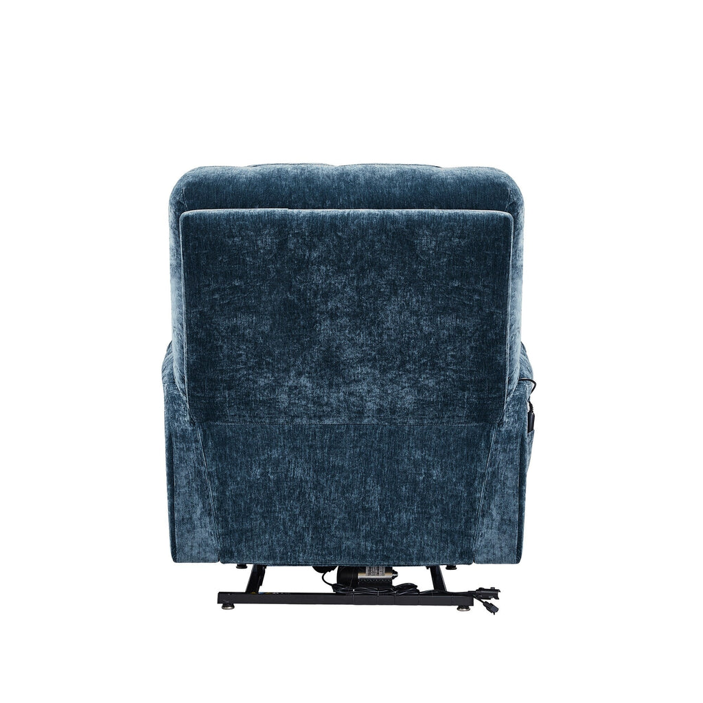 Liyasi Dual OKIN Motor Power Lift Recliner Chair for Elderly Infinite Position Lay Flat 180° Recliner with Heat Massage