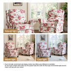 2 Set Manual Pushback Recliner Chair with Nailhead Trim